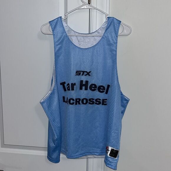 UNC North Carolina Tarheel Tar Heel Lacrosse Lax Reversible Practice Jersey L/XL - Picture 1 of 3